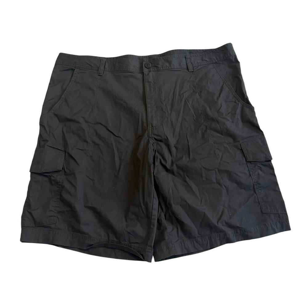 Columbia Boulder Ridge Cargo Shorts Gray Mens 44 x 10 Omni Shade UPF 50